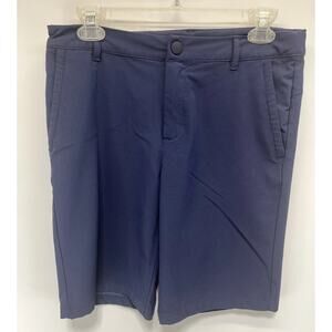 All In Motion Boys Size XL Solid Blue Golf Shorts